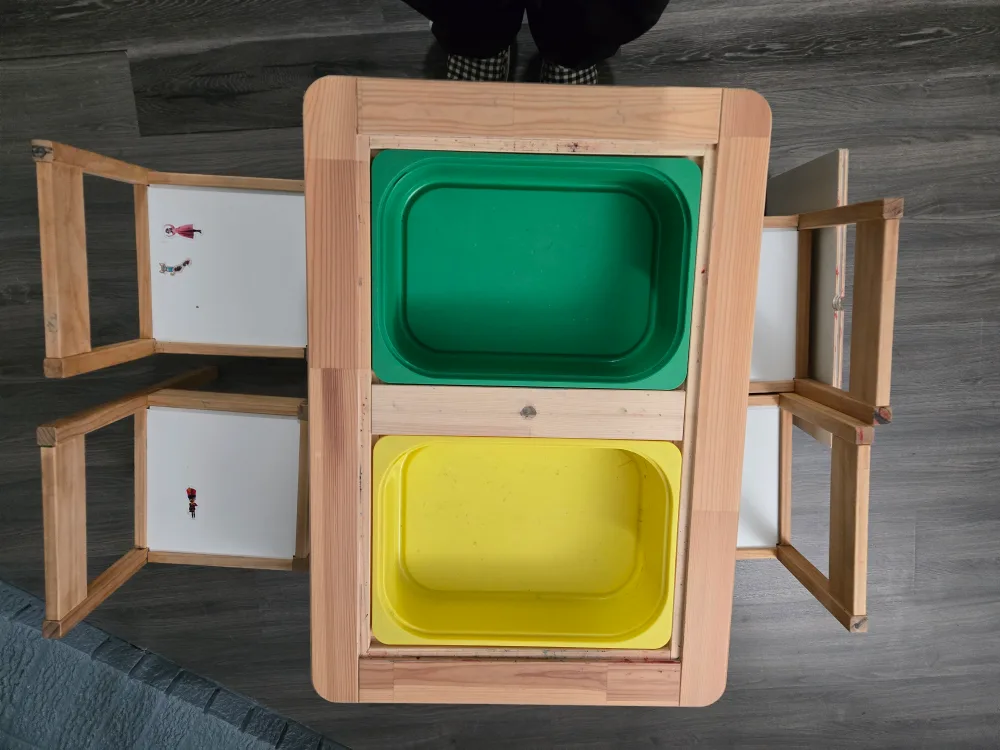 IKEA Mammut Children's Table and Four Chairs image indicator(4)