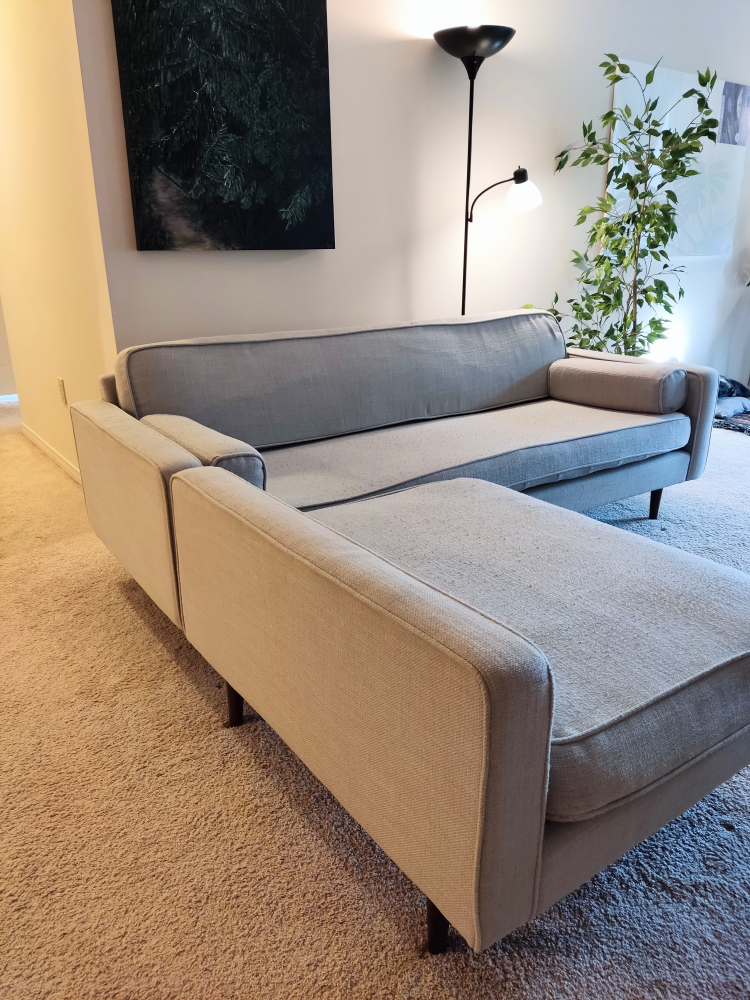 Couch - Modern Sectional Sofa with Chaise Lounge - photo 4