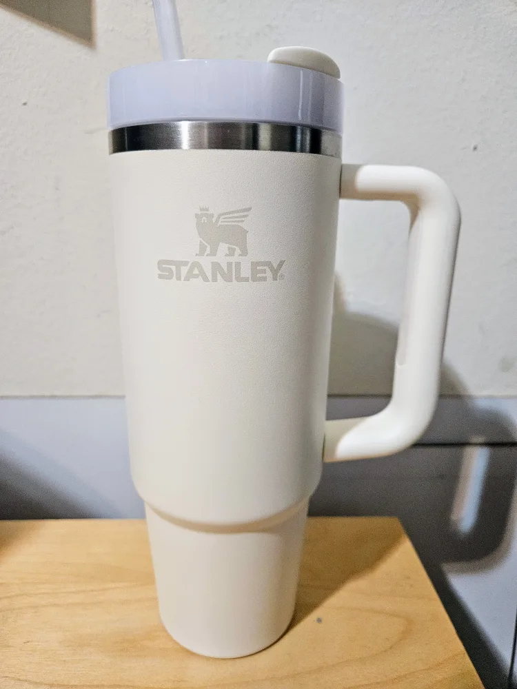 Stanley 40-0z Quencher Adventure Tumbler Mug - Off White thumbnail