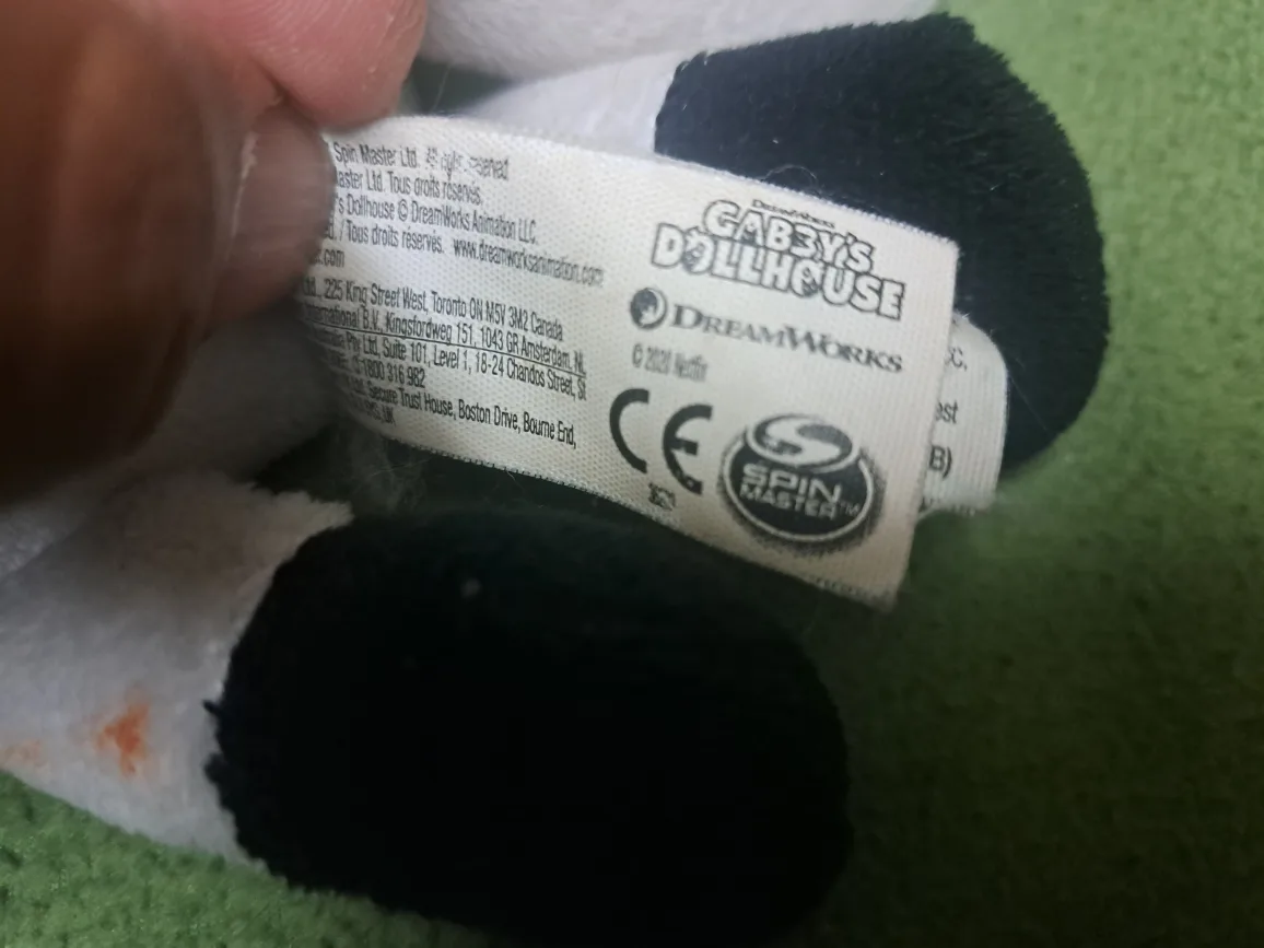 Gabby's Doll House Talking Cat Plush Pandy Paws 13in / Talking image indicator(3)