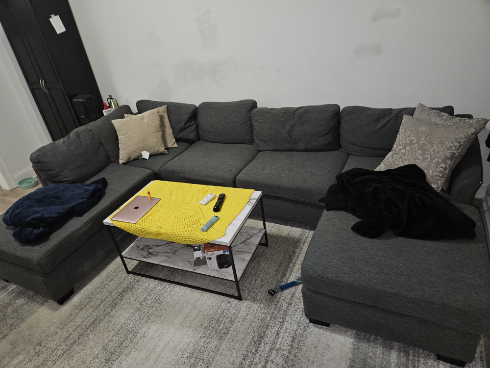 Gray Sectional Sofa - photo 2