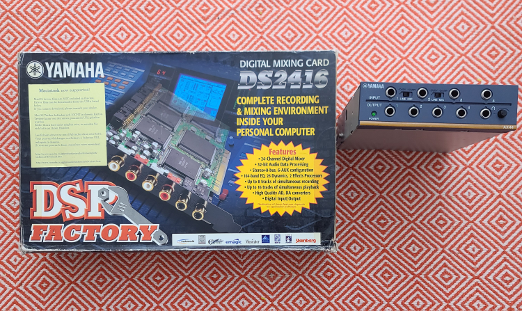 Yamaha DS2416 Digital Recording Card with Audio Expansion Bay.