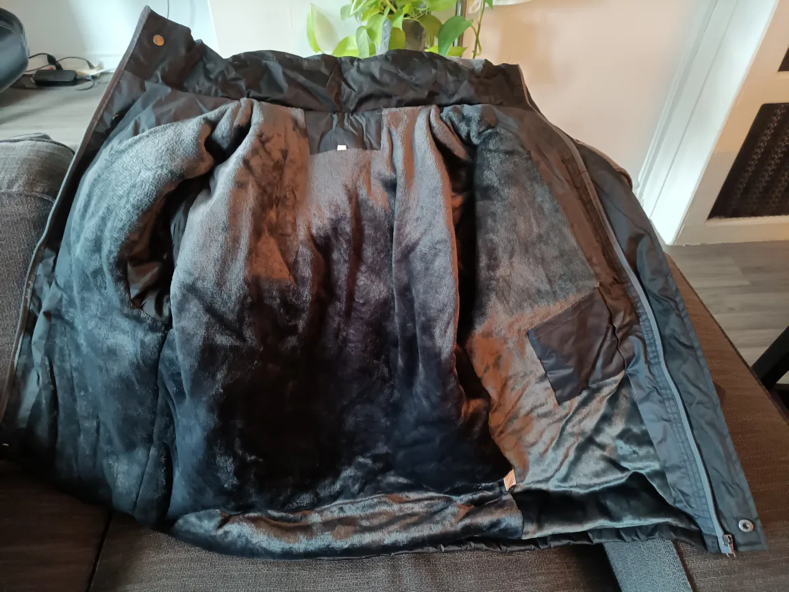 Men's Black Waterproof Windbreaker Jacket image indicator(4)