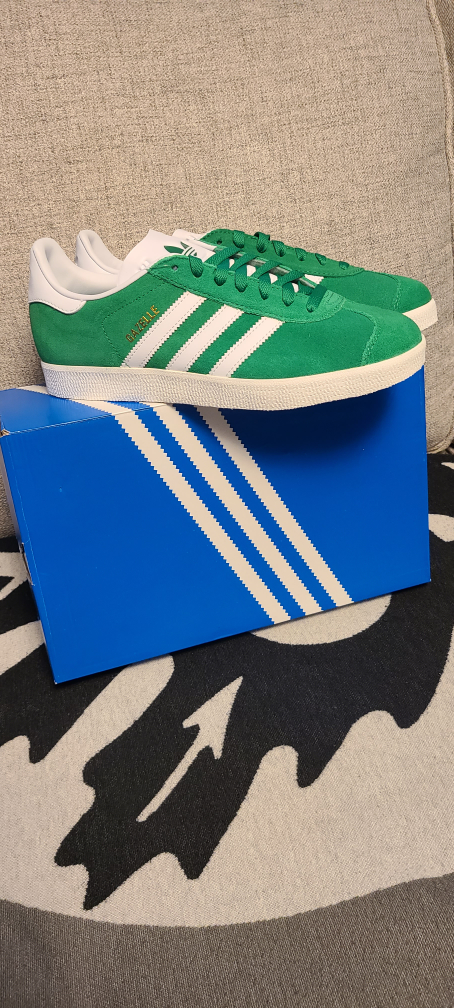 Adidas Gazelle Green Suede Sneakers- size8.5M - photo 2