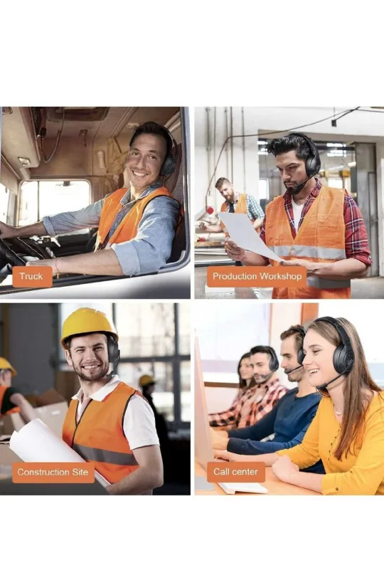 EKSA Noise Cancelling Trucker Headset image indicator(5)