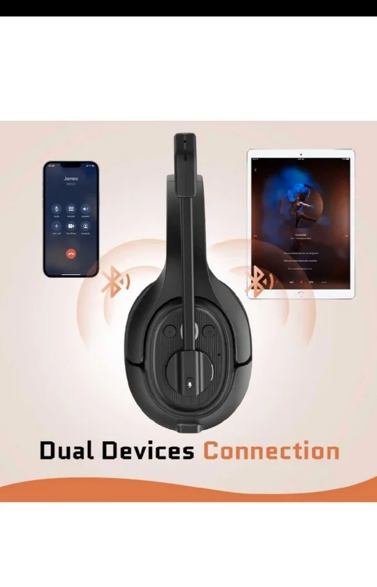 EKSA Noise Cancelling Trucker Headset image indicator(7)