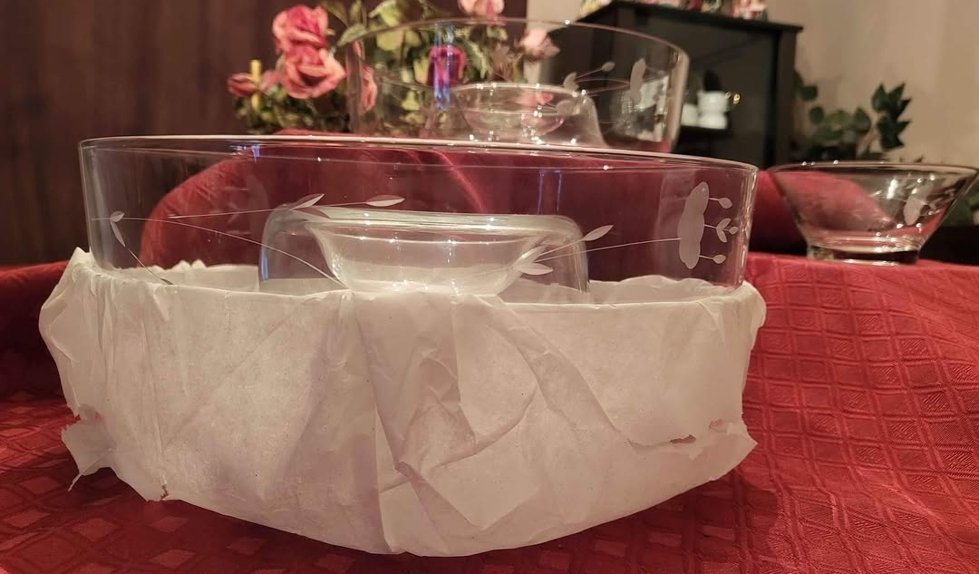 Blown Glass Chip & Dip Bowls - photo 2