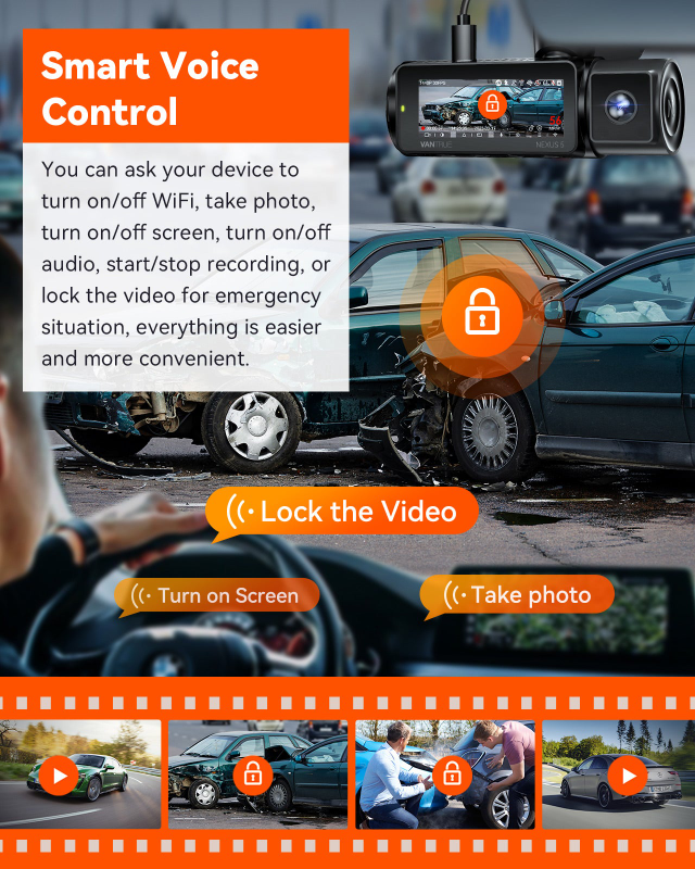 Vanture Nexus 4-Channel Dashcam - 360° All-Around Protection - photo 4