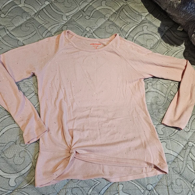 Joe Fresh Girls Long Sleeve Shirt Size 10-12 image indicator(3)