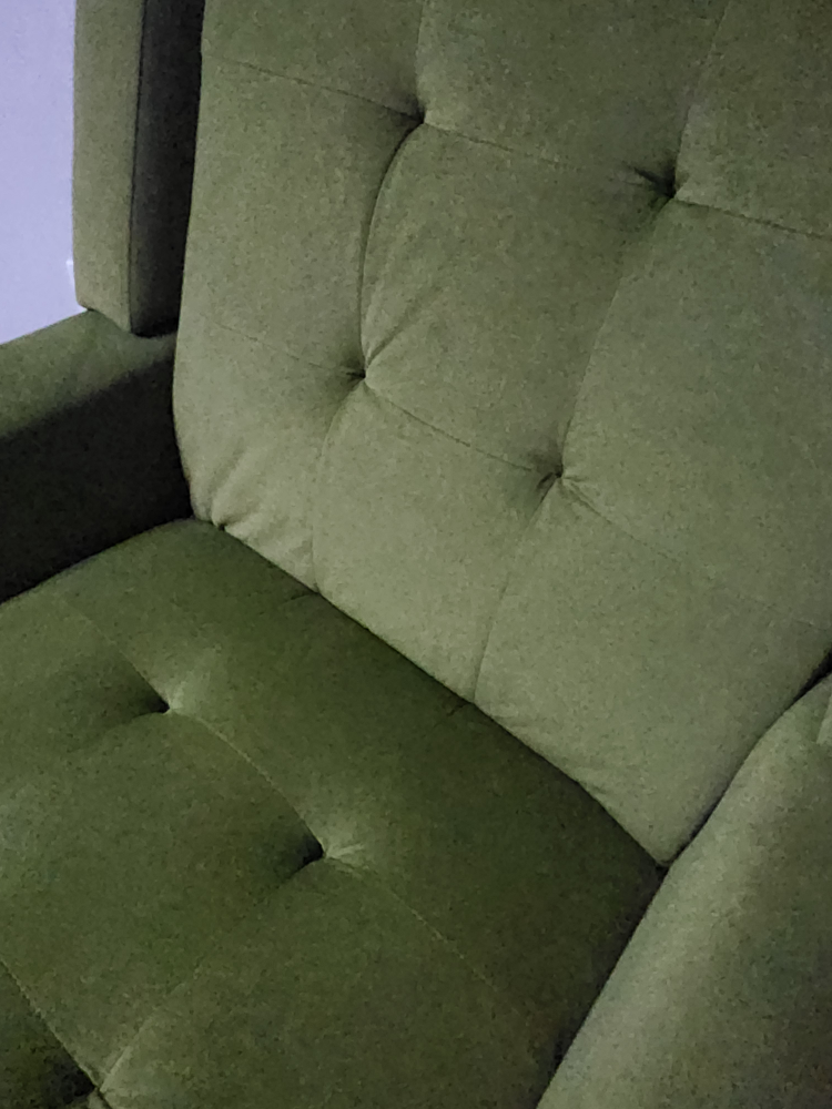 Tufted Upholstered  Armchair - Olive Green - photo 3