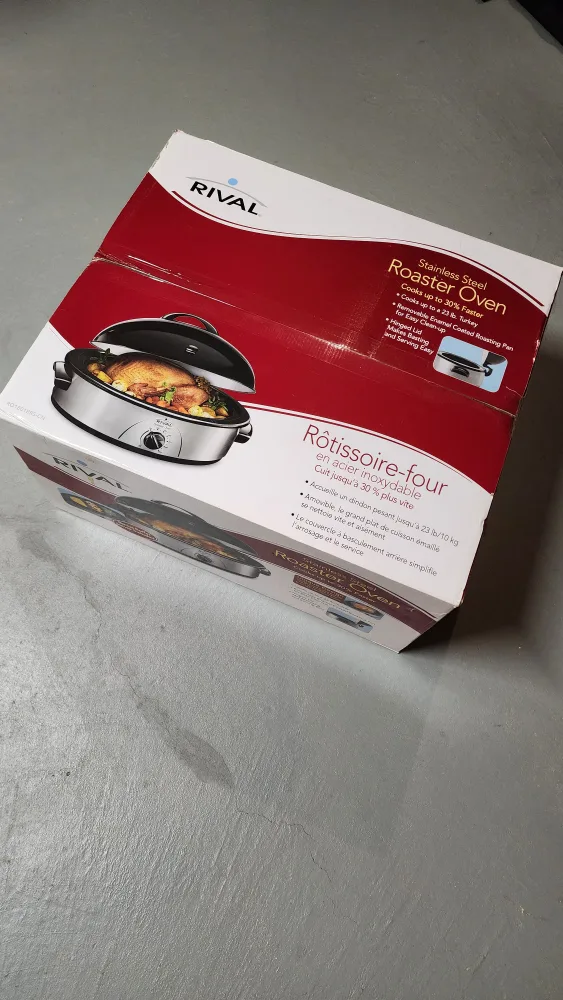 Rival - Stainless Steel Roaster Oven image indicator(2)