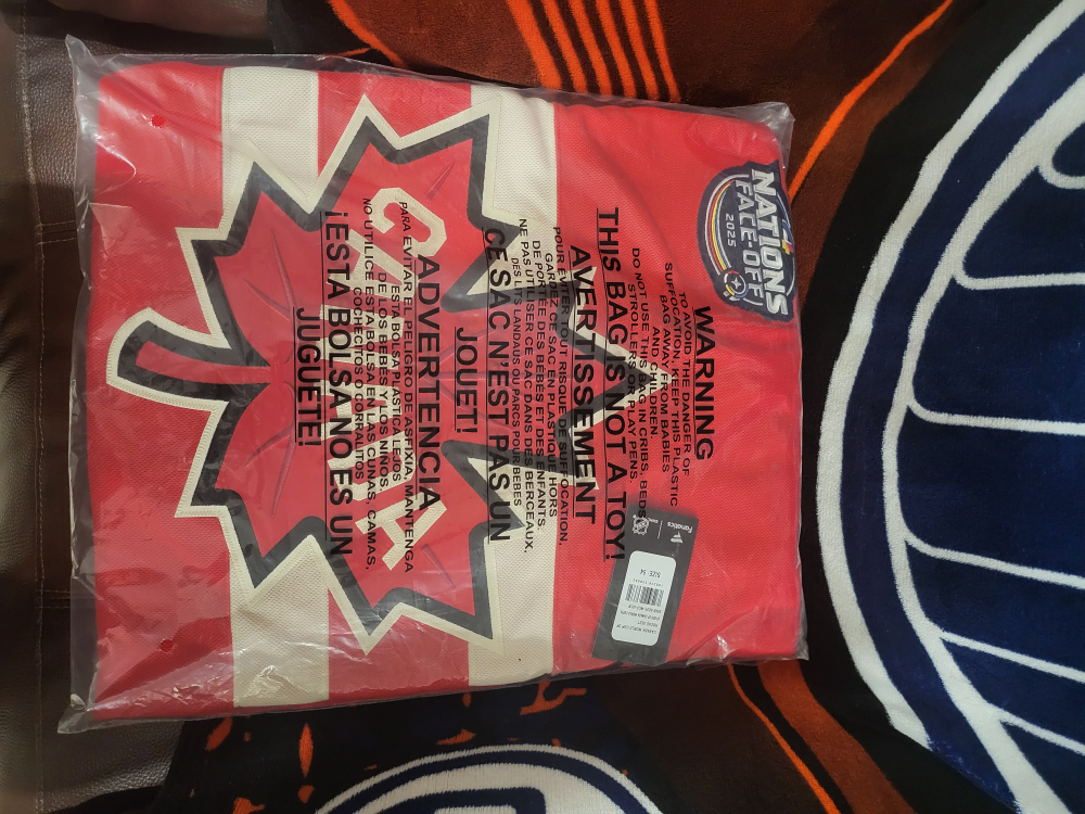Team Canada 4 Nations Blank Premium Jersey Size 54