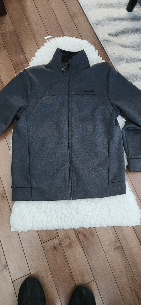 Men's Bench Fleece Jacket Size Large