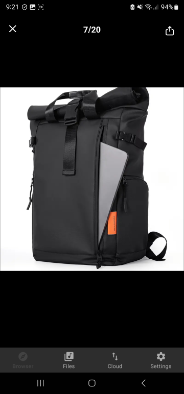 Brand New Large Capacity Roll Top Backpack - photo 4