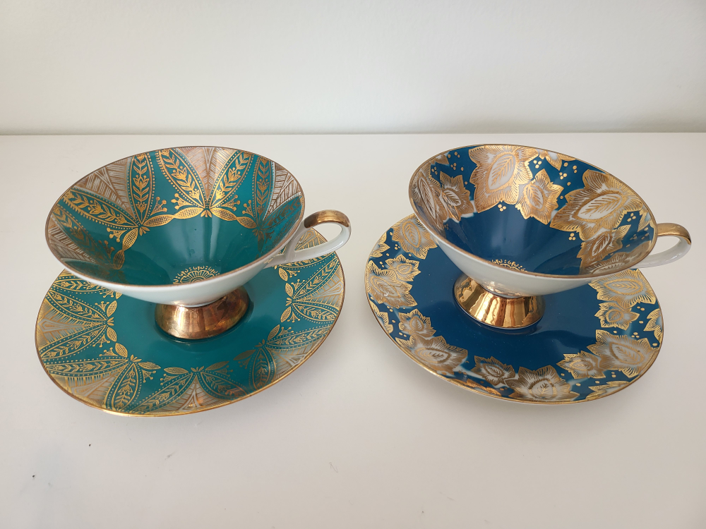 Vintage Goebel Bavaria Teacups and saucers - photo 2