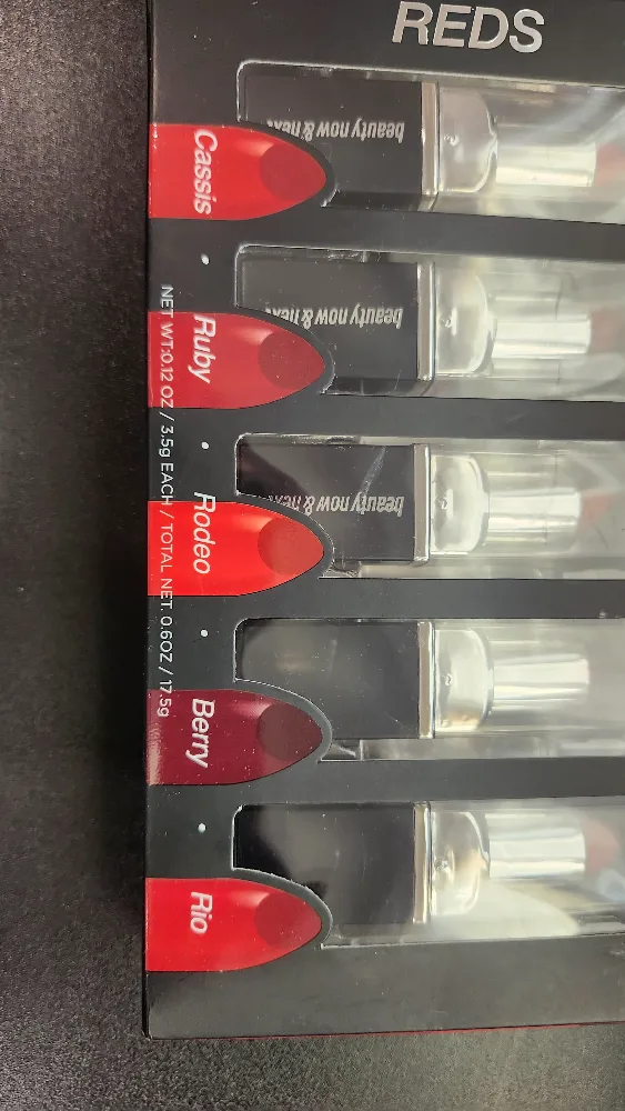 5 RED HOT LIP SHADES Lipstick 5-Piece Set image indicator(6)