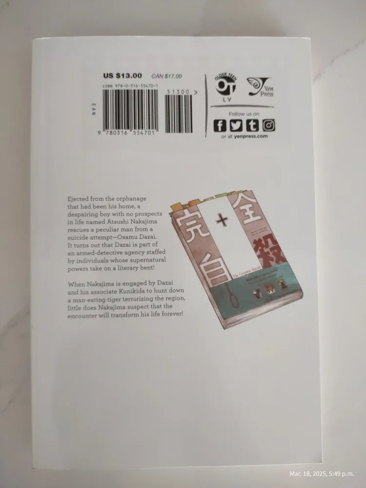 Bungou Stray Dogs Volume 1 Manga image indicator(2)