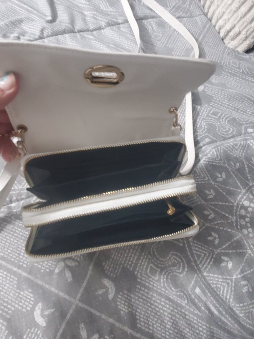 White crossbody purse/wallet - photo 2