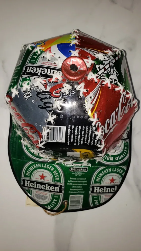 Bazura Bags Recycled Can Baseball Cap image indicator(4)