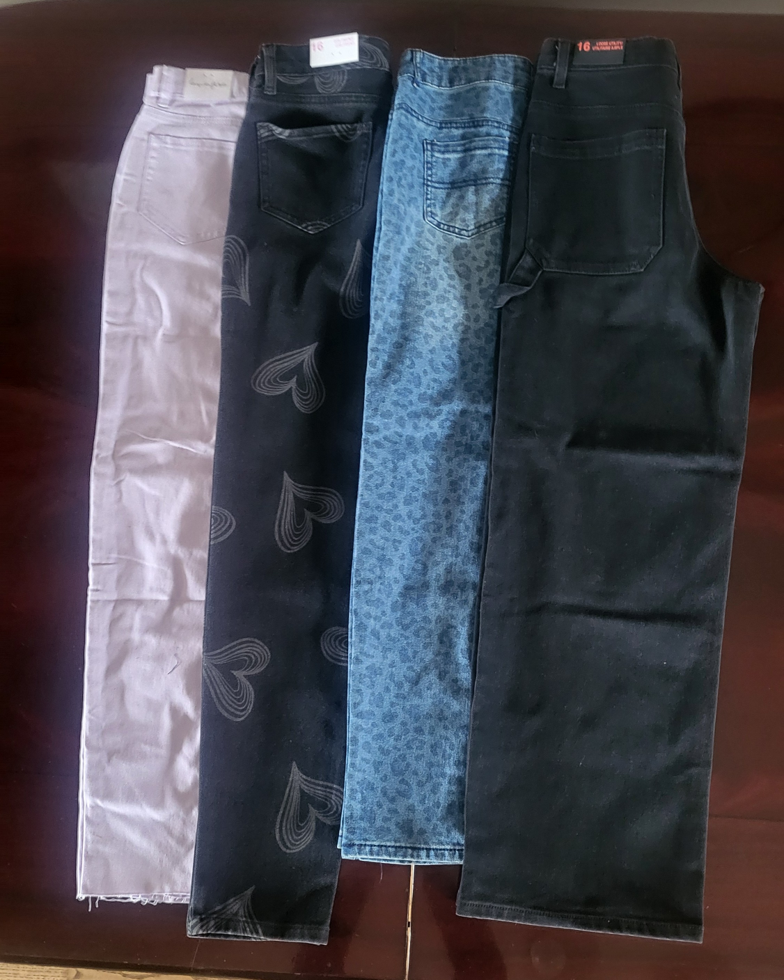 Lot of girls' size 16 jeans