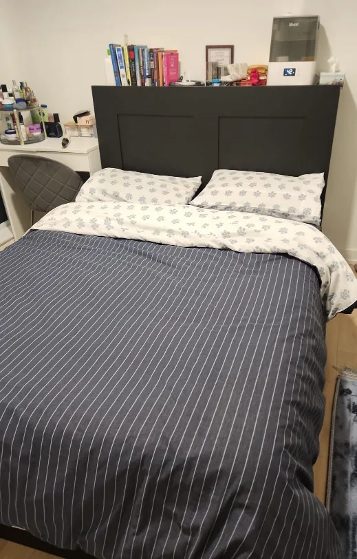 Brimnes Full Double Bed with headboard and storage image indicator(2)