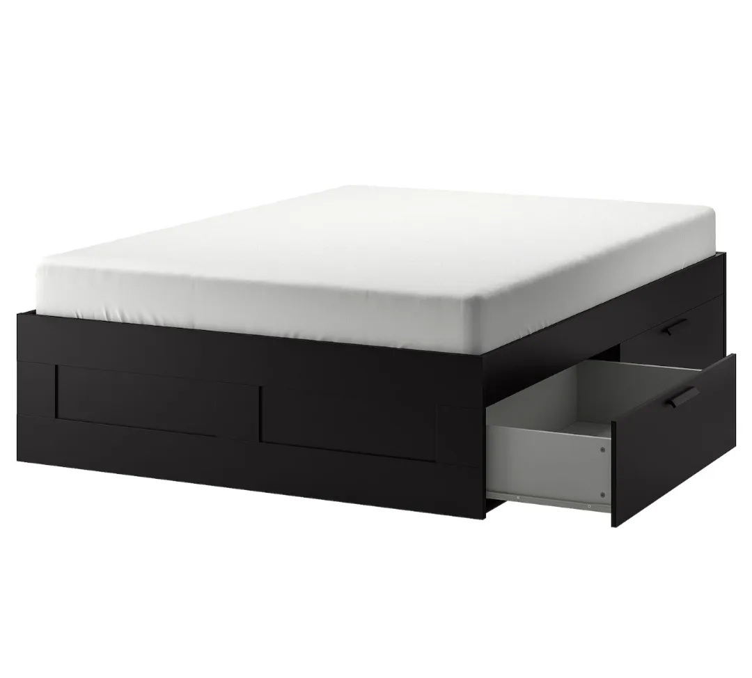 Brimnes Full Double Bed with headboard and storage image indicator(5)