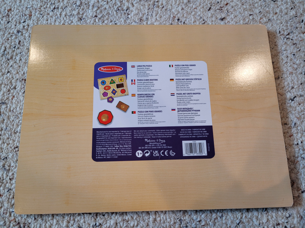 Melissa and Doug Peg Puzzle - photo 5