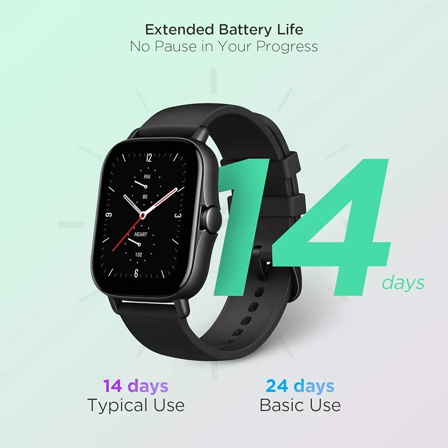 Amazfit GTS 2E in Black Smartwatch - photo 3