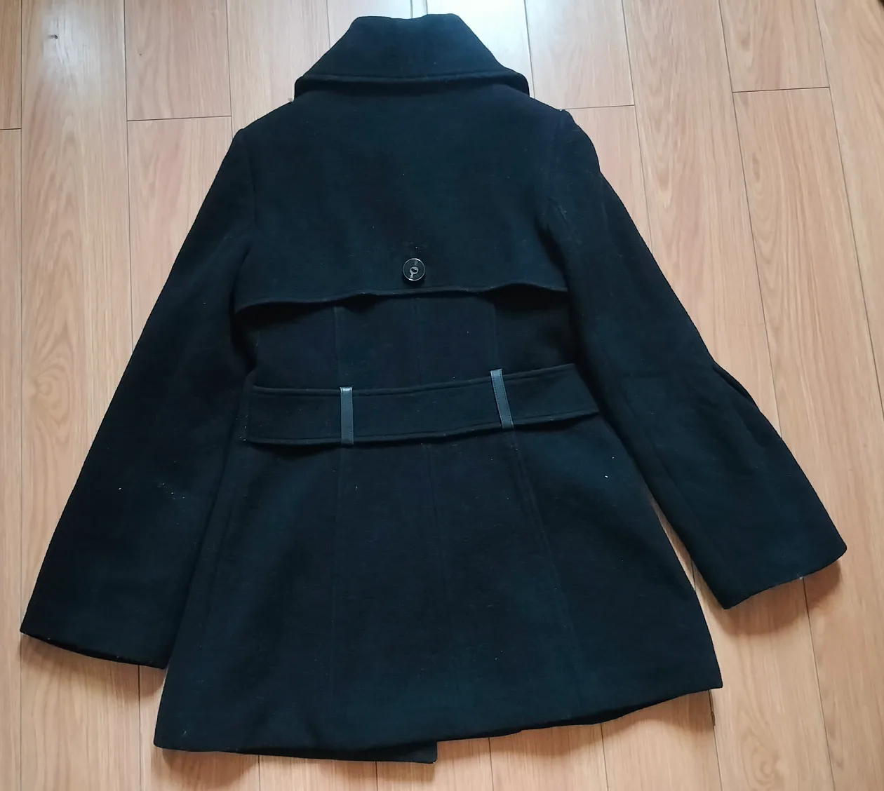 Sicily Clothing Co. Women's Black Peacoat image indicator(2)