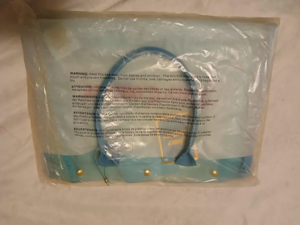 Juicy Couture Light Blue Clear Tote Bag image indicator(2)