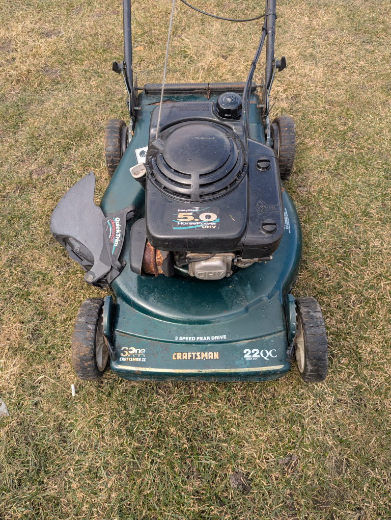 Craftsman 5hp  self propelled