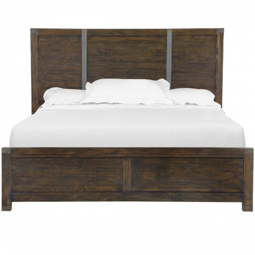 King Size Bed - Rustic Farmhouse Style