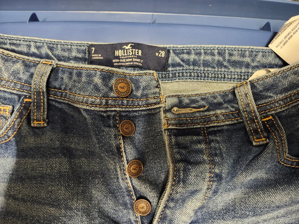 Hollister Denim Shorts, Size 28 BRAND NEW image indicator(3)