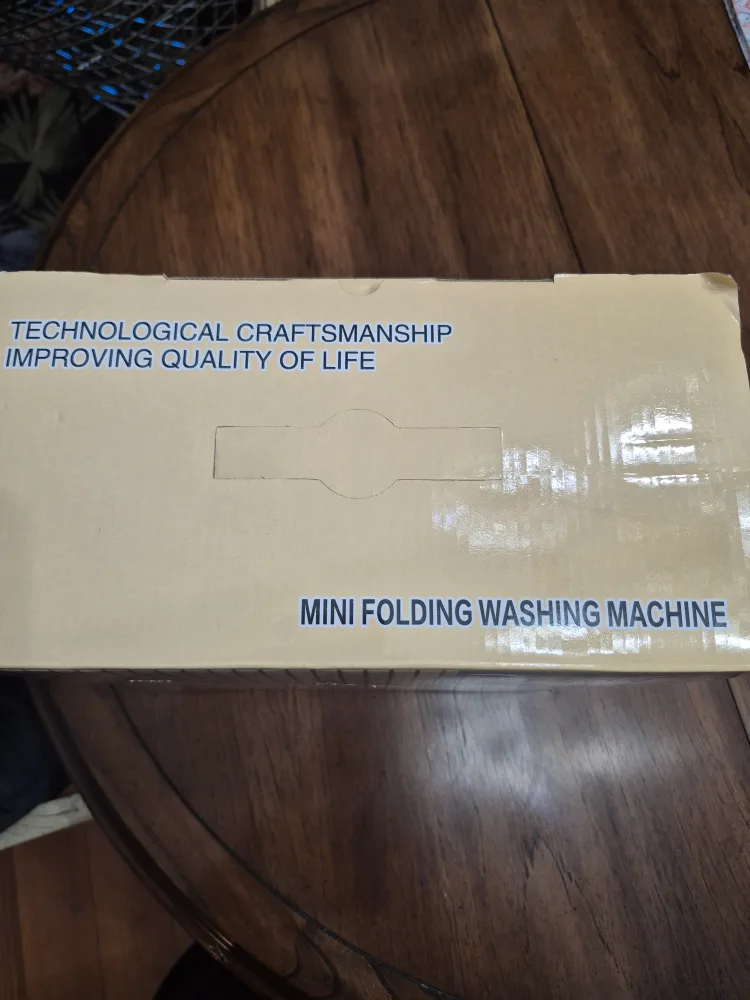 New Mini Folding Washing Machine - Sterilization Function image indicator(3)