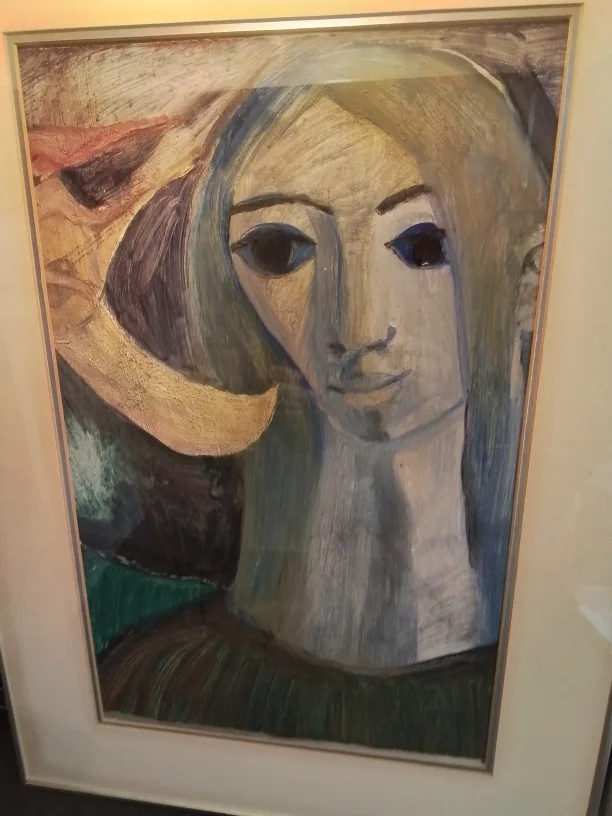 Framed Abstract Painting of a Woman image indicator(2)