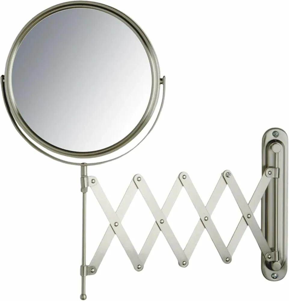Jerdon First Class Wall Extension Mirror - 7x Magnification thumbnail