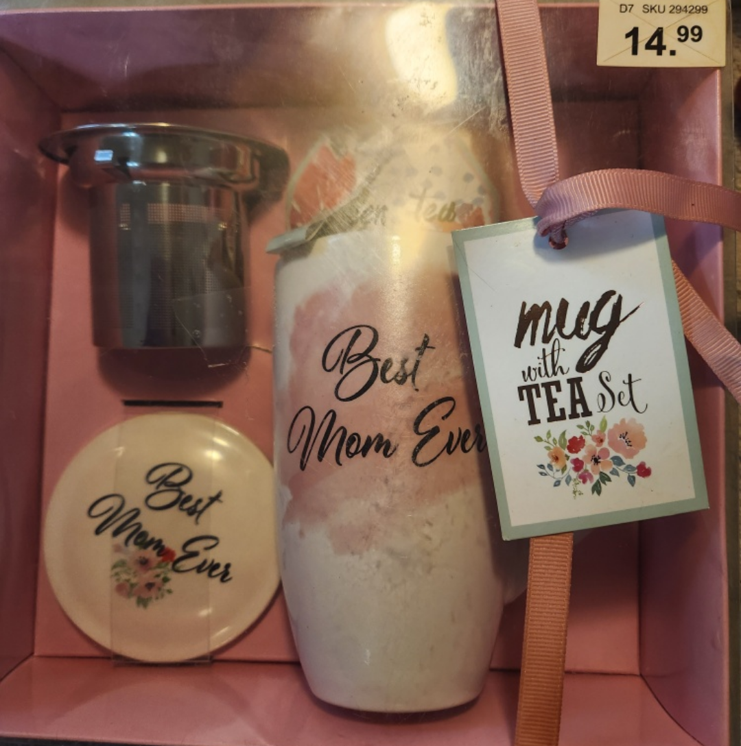 Best Mom Ever Mug and Tea Set Gift