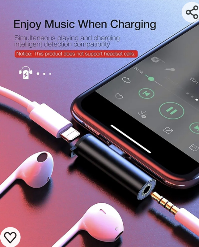 Lightning to 3.5mm Headphone Jack Adapter