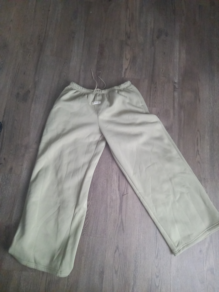 MuseRa Sage Green Wide Leg Sweatpants - photo 2