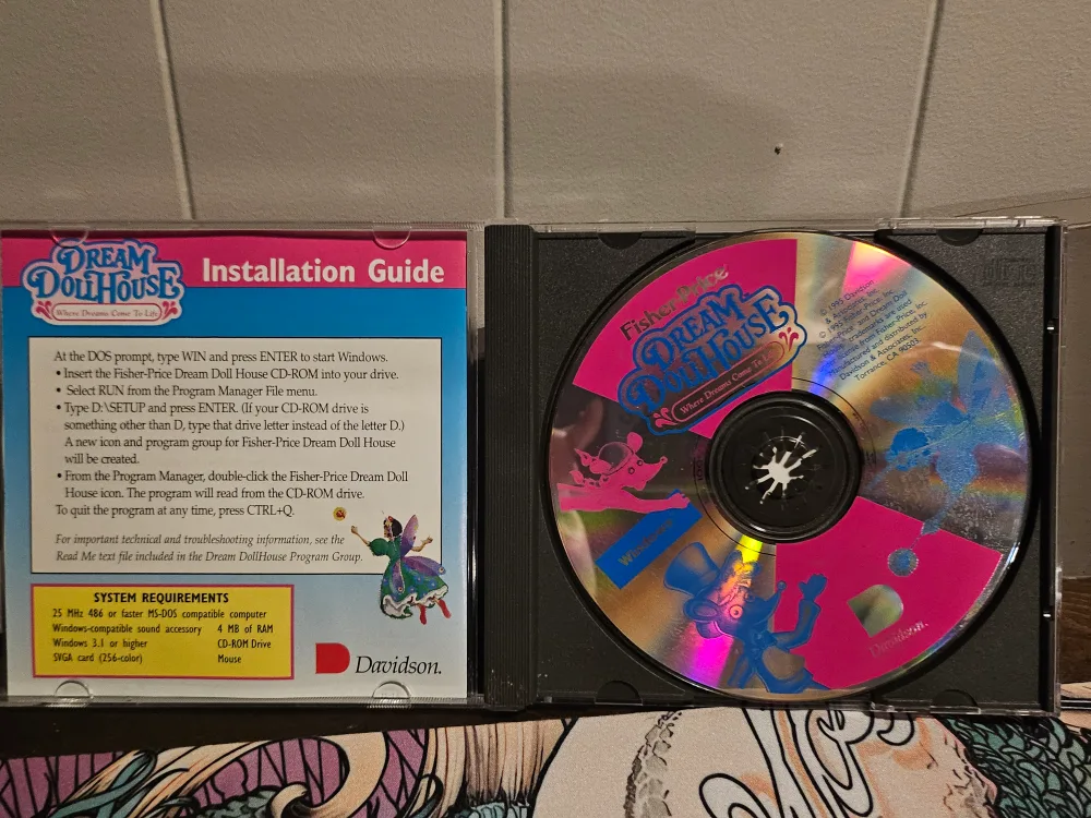 Fisher-Price Dream Dollhouse CD-ROM for Windows🧡 image indicator(3)