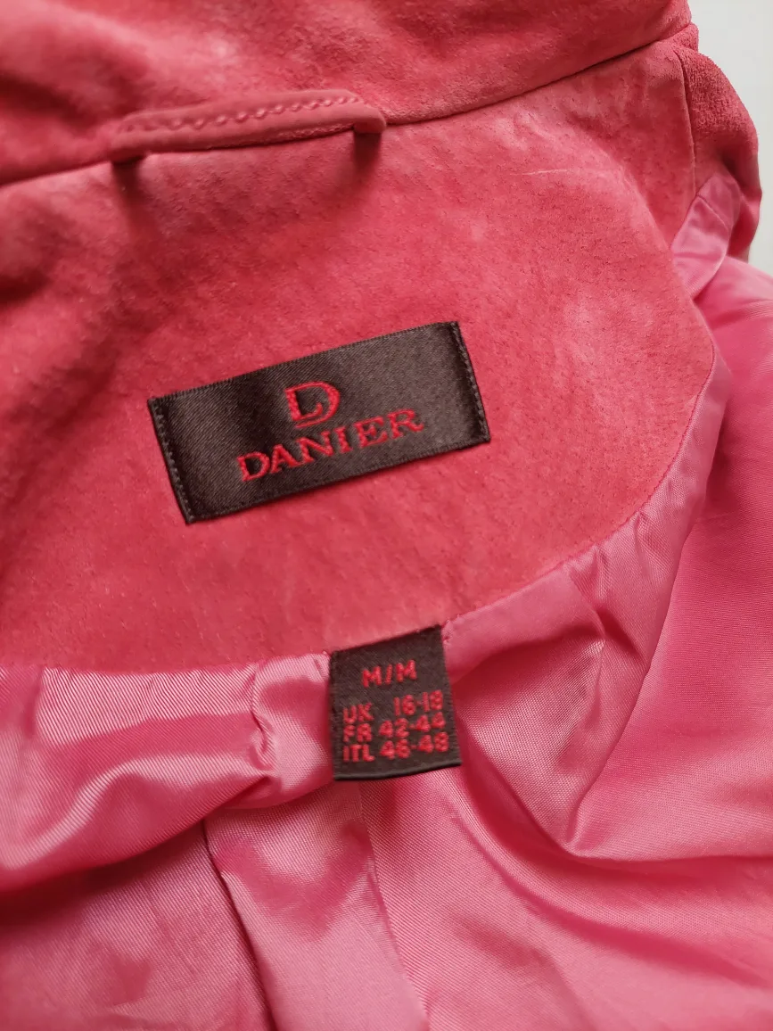 Danier Women's Coral Suede Jacket, Size M/M image indicator(5)