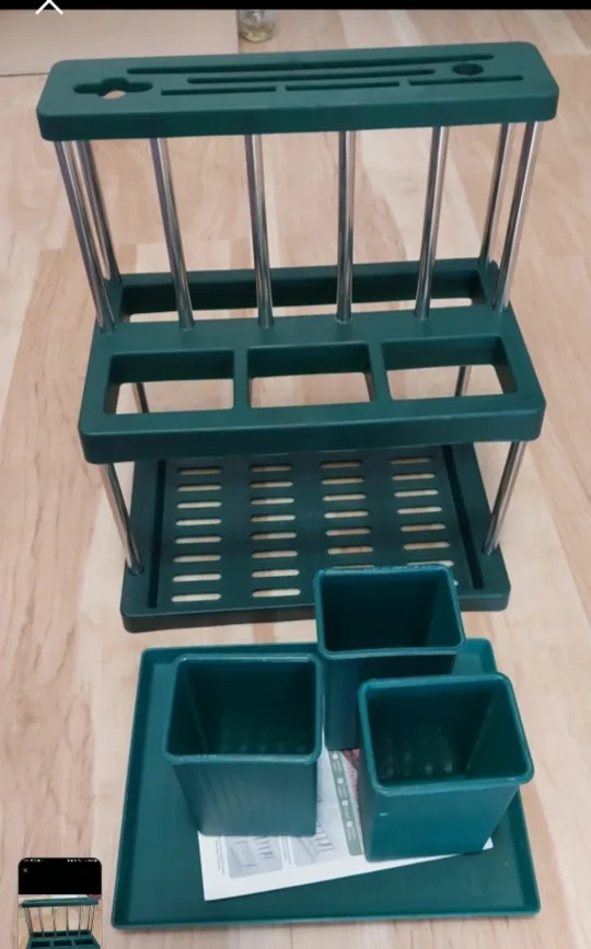 BRAND NEW 2-Tier Kitchen Utensil Organiser 🧡 image indicator(2)