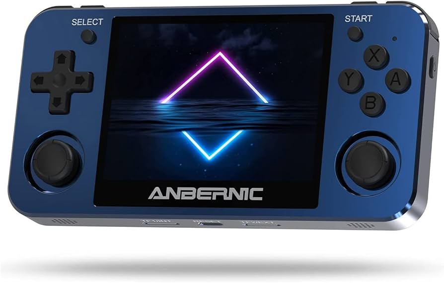 ANBERNIC RG351MP Retro Handheld Gaming Console - Blue - photo 3