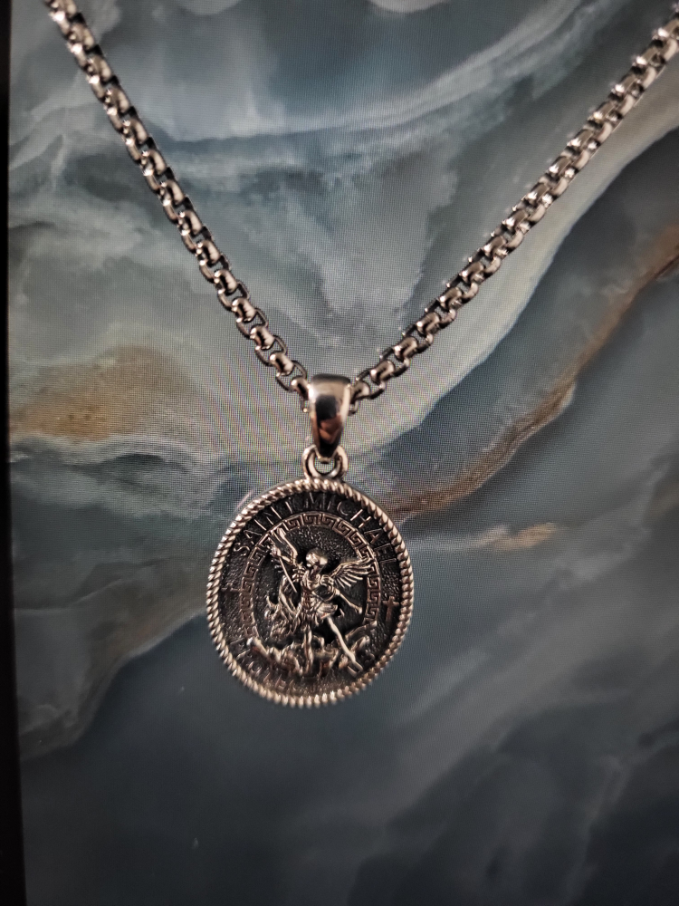 Saint Michael Pendant Necklace