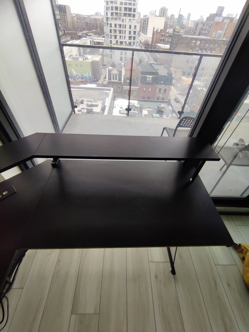Mr IRONSTONE Gaming Desk – L-Shaped, Power Outlet – 50” - photo 5