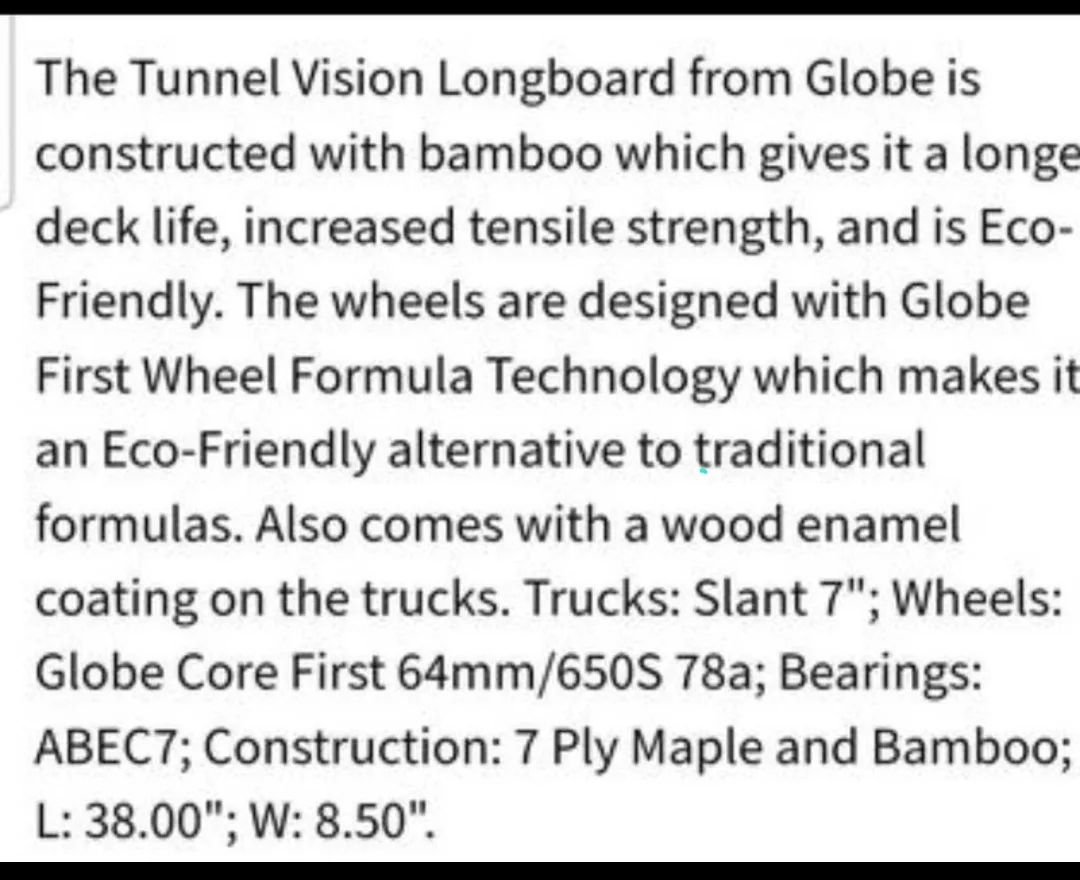 Globe "Tunnel Vision" longboard in a very good used condition. image indicator(6)