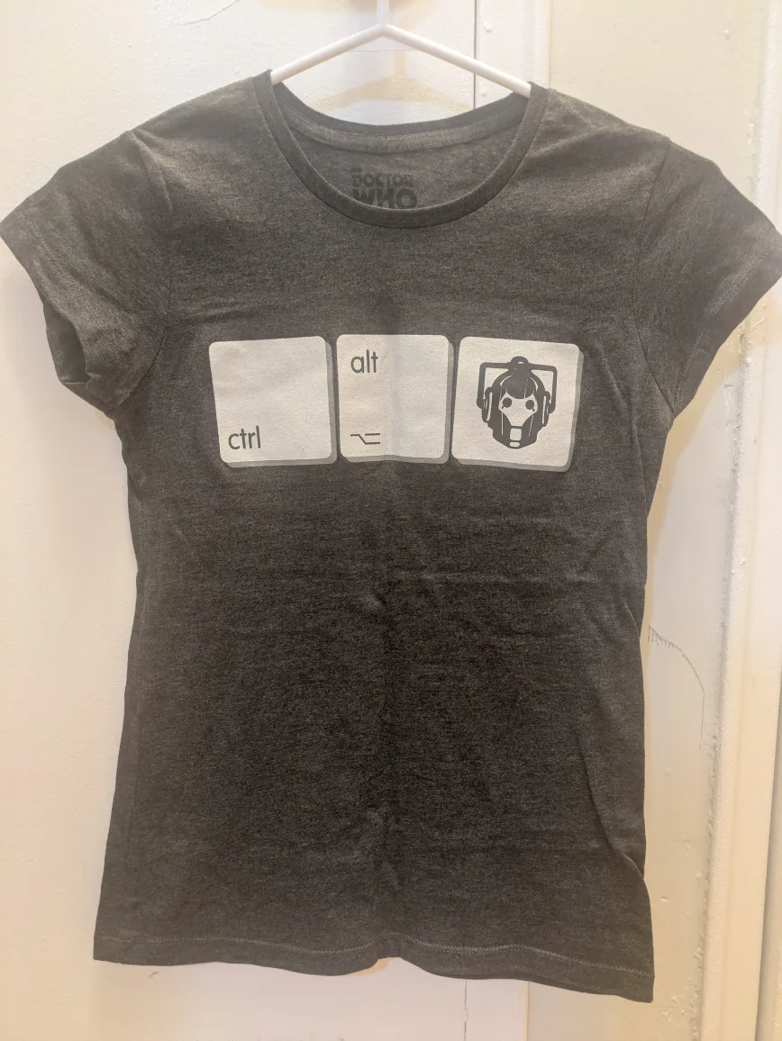 Doctor Who Ladies Size Small Fitted T-shirt thumbnail