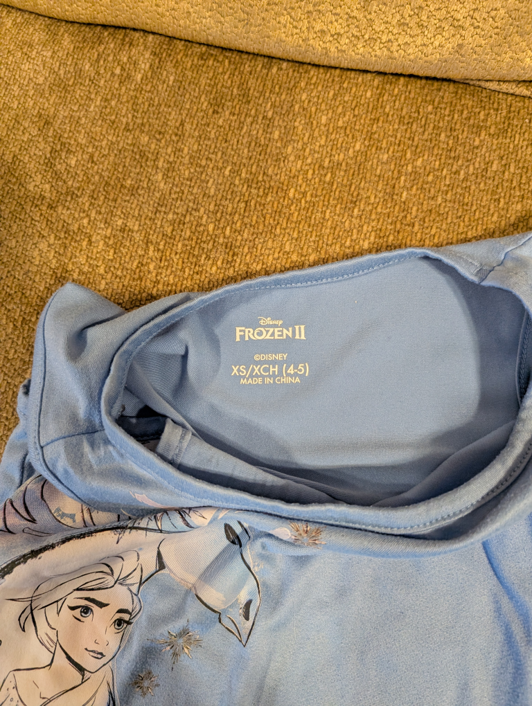Girls' Frozen II Dress Size XS (4-5) - photo 2