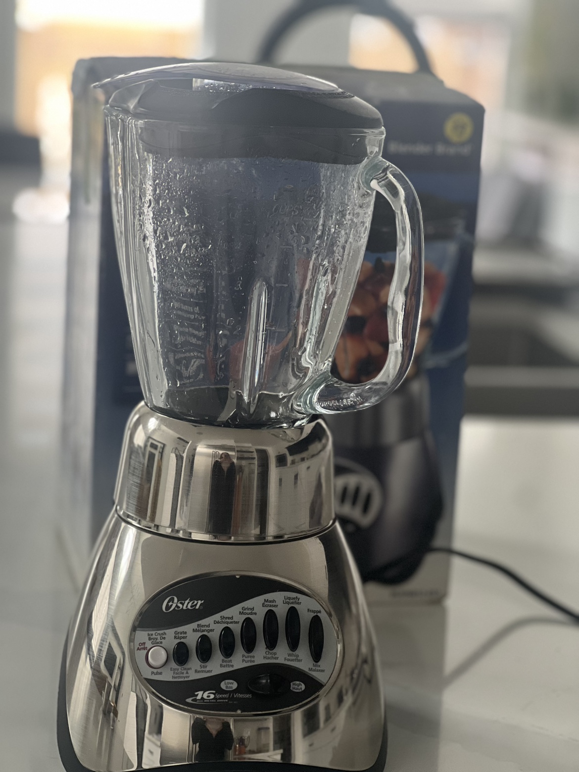 Oster 16-Speed Blender with Brushed Nickel Finish - photo 2