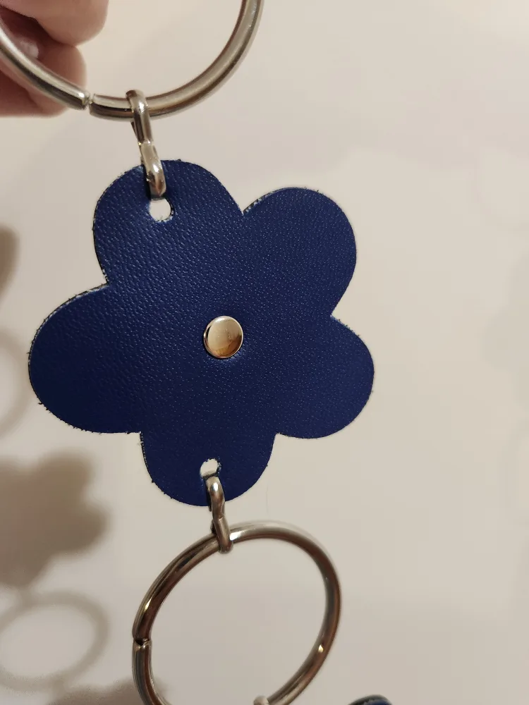 Navy Blue Flower Ring Chain image indicator(2)